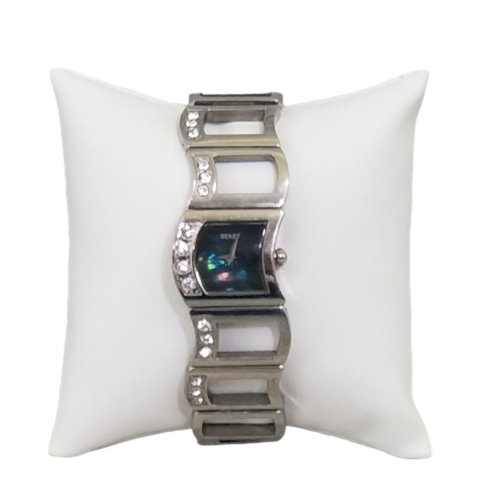 Seksy Sekonda Watch Women Swarovski Crystal & Black Mother Of Pearl Face N2
